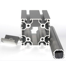 Square structure v-slot industrial 4040/8080 aluminum profile extrusion for factory workbench